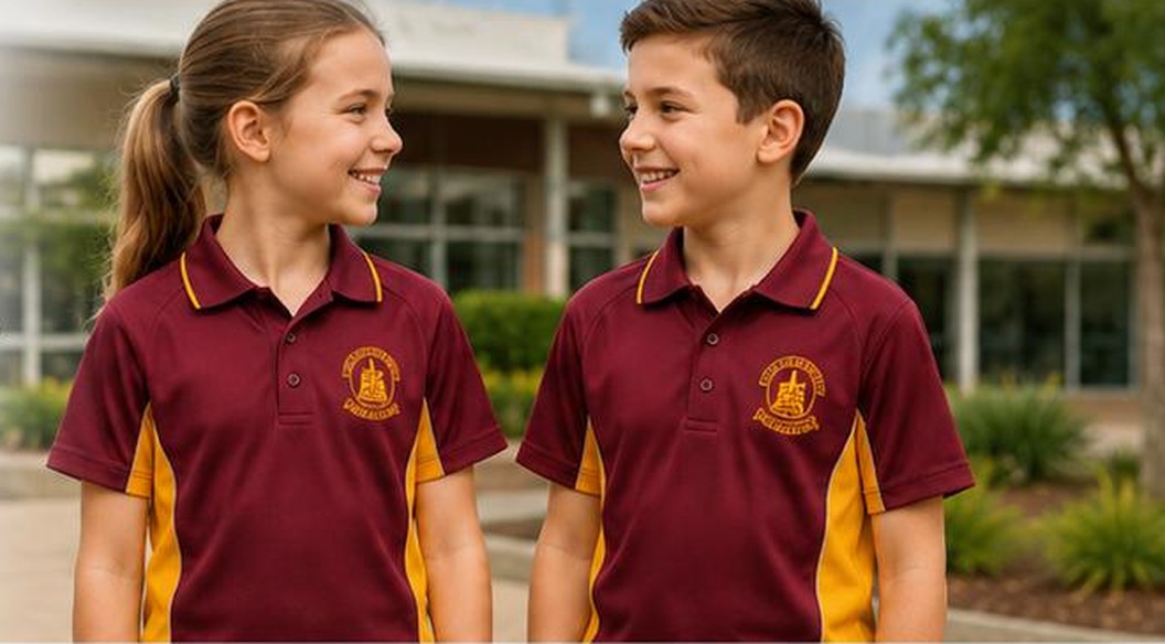 Students in Apex Outfitters school uniforms in Griffith